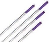 Abicor Binzel wolfraam elektroden E3 paars 2,4mm 10 stuks