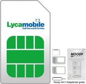 LYCAMOBILE Prepaid | Beltegoed €5,- + 50MB | KPN netwerk | inclusief NOOSY adapter