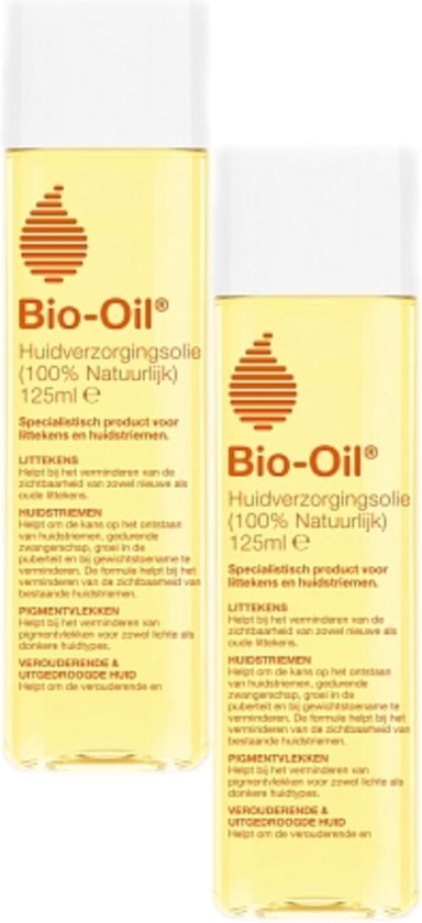 Bio Oil 100 % Natuurlijk- Voordeelverpakking 2 x 125 ml