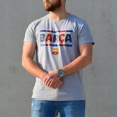 FC Barcelona T-shirt - volwassenen - maat XL - grijs