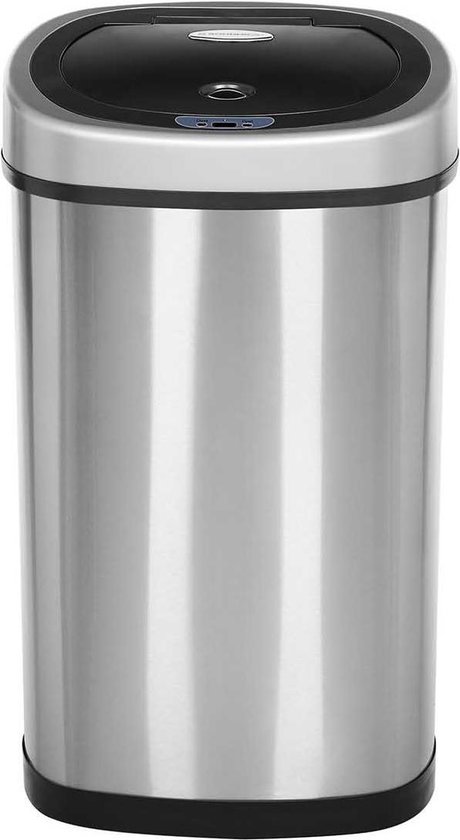 SONGMICS capteur poubelle 50L poubelle poubelle automatique poubelle pour  Cuisine en... | bol.com