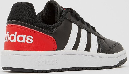 Adidas Hoops 2.0 Sneakers Zwart/Rood Kinderen | bol.com