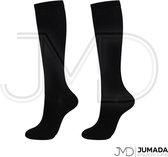 Compressiekousen - Steunkousen - Duopack - 2 paar - Vrouw - Zwart - Maat S/M