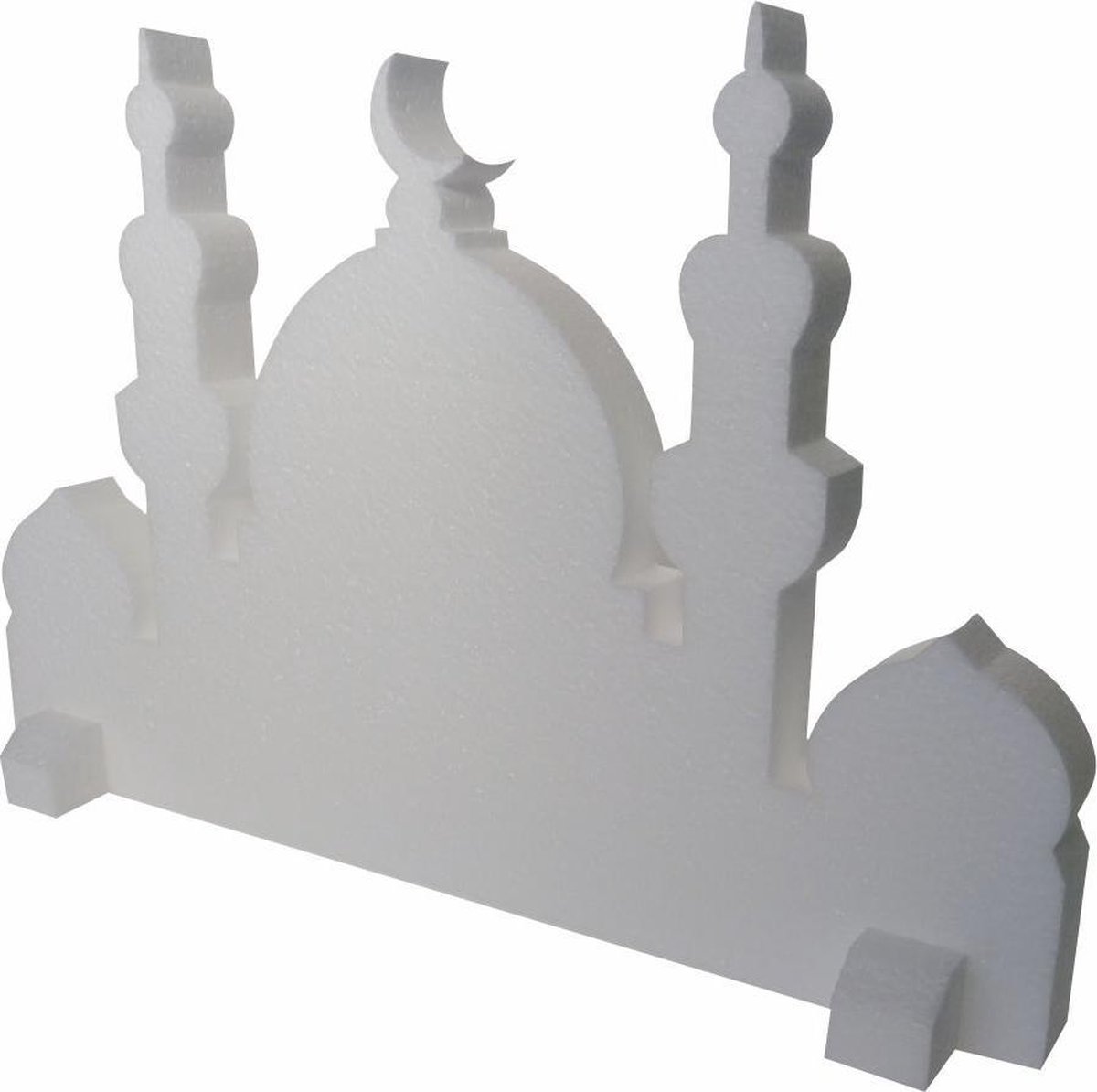 Witte Moskee Oliebrander voor Kaarsendecor en Geurverwarmer - Perfect voor Eid-vieringen en Verlichting van Gebedsruimte