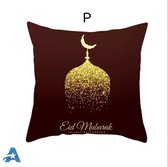 Ramadan en Eid-decoraties voor huis Kussenhoes 45x45 cm Style P