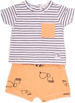 Babybol Jongens 2-delig kledingsetje Naranja Claro - 74