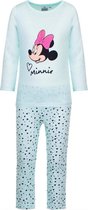 Minnie Mouse pyjama - blauw - maat 128 - 100% katoen