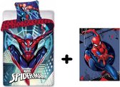Spiderman dekbedovertrek + fleece plaid PROMOpack