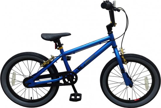 Volare Cool Rider Kinderfiets - Jongens - 18 inch - Blauw - 95% afgemonteerd - Prime Collection