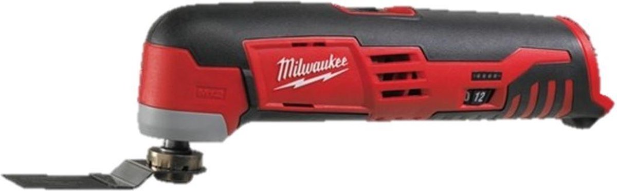 Milwaukee C12 MT-0 12V Li-Ion Accu multitool body + 8 delige accessoireset - variabel
