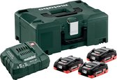 Metabo 685133000 18V LiHD accu starterset (3x 4,0Ah) + lader