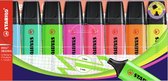 STABILO BOSS ORIGINAL - Markeerstift - Hoogste Kwaliteit - Etui Met 8 Kleuren