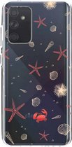 Casetastic Samsung Galaxy A72 (2021) 5G / Galaxy A72 (2021) 4G Hoesje - Softcover Hoesje met Design - Sea World Print