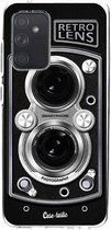 Casetastic Samsung Galaxy A52 (2021) 5G / Galaxy A52 (2021) 4G Hoesje - Softcover Hoesje met Design - Camera Retro Lens Print
