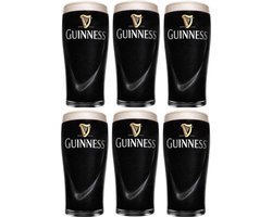 Guinness Bierglazen Pint 500 ml - 6 Stuks