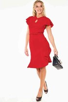 Voodoo Vixen Korte jurk -XL- Nessy Rood