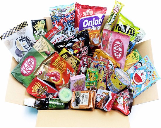 Lot de 20 x snacks bonbon japonais import japon box pas cher kit
