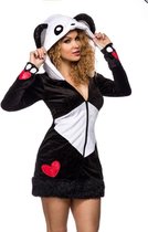 Atixo Kostuum Sexy Panda Zwart/Wit
