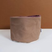 Baski - Plantenmand Binnen - Bio Katoen - Natural Clay Brown - 14 x 12 cm