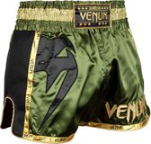 Venum Muay Thai Shorts Giant Groen Zwart Goud S - Kids 9/10 Jaar | Jeans maat 28