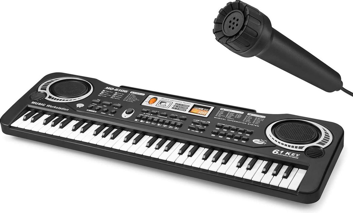 PIXMY - Piano Keyboard - 61Keys Maat S - Digitale Piano - Keyboard Piano - Elektrische Piano - Elekt