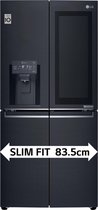 LG GMX844MCBF Amerikaanse koelkast met InstaView™ Door-in-Door™ - Smal design - 508L inhoud - DoorCooling+™ - Water- en ijsdispenser met UVnano™ - Inverter Linear Compressor