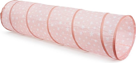 Kid's Concept Speeltunnel Ster 46x180 cm - Roze