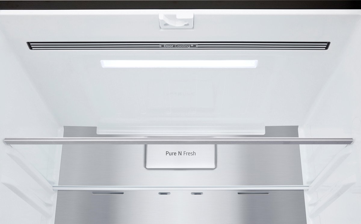 verjaardag Factureerbaar Mam LG GMX844MCBF Amerikaanse koelkast met InstaView™ Door-in-Door™ - Smal  design - 508L... | bol.com