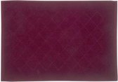 Badmat Bordeaux Eve & Parker Jacquard douchevoorlegger Margaret badkamermat