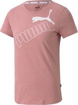Puma  Amplified T-shirt  T-shirt - Vrouwen - roze