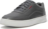 FitFlop Rally X Leather Sneakers Men GRIJS - Maat 45