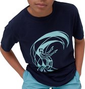 O'Neill T-Shirt Met Korte Mouwen Boys Circle Surfer Blue 140 - Blue 100% Katoen Round Neck