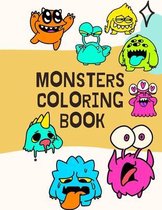 Monsters coloring book