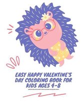 easy happy valentine's day: coloring book for kids ages 4-8, valentines day activity book for kids cute animals coloring book, Hearts: valentine d