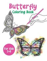 Butterfly Coloring Book For Kids 3-6: Beautiful Butterfly Designs Coloring Book