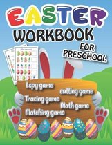 Easter Workbook For Preschool: Kindergarten Easter Workbook For Kids, Easter Preschool Activities, Tracing Pratice, Cutting Practice, I Spy Game, Cou