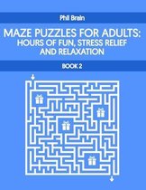 Mazes Puzzle for Adults: Hours of Fun, Stress Relief and Relaxation (book 2)