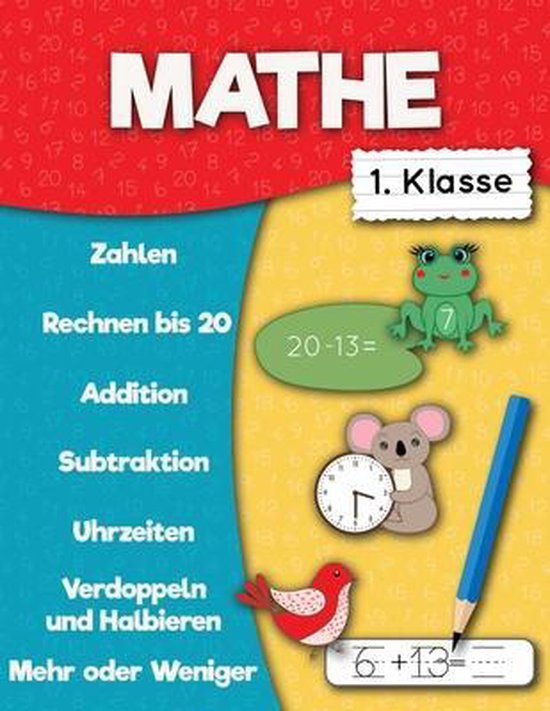 Übungsheft Mathematik- Mathe 1. klasse | 9798701642506 | Smart Kids