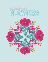 coloring book flowers: An Adult Coloring Book Featuring Beautiful Flowers and Floral Designs for Stress Relief and Relaxation 24 page 8.5*11