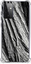 Telefoonhoesje met Naam Geschikt voor Samsung Galaxy A72 4G/5G Telefoonhoesje met doorzichtige rand Boomschors