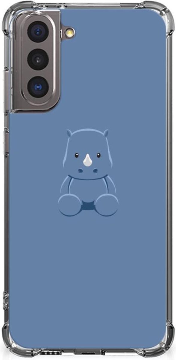 Samsung Galaxy S21 Stevig Bumper Hoesje Baby Rhino