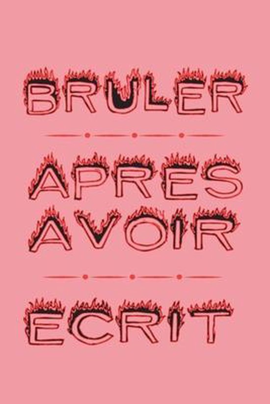 Livre A Bruler Apres Avoir Ecrit Bruler Apres Avoir Ecrit | 9798728996217 | SIMLAS EDITION | Boeken