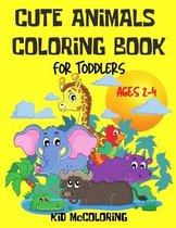 Cute Animals Coloring Book For Toddlers