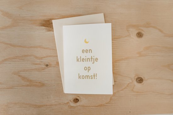 Een kleintje op komst! - kaartjes om te versturen - kaartenset