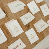 12x hippe gekleurde kaartjes (A6 formaat) - kaartjes om te versturen - kaartenset - kaartjes blanco - kaartjes met tekst - wenskaarten