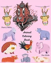 Furry Baby Animal Coloring Book For Kids