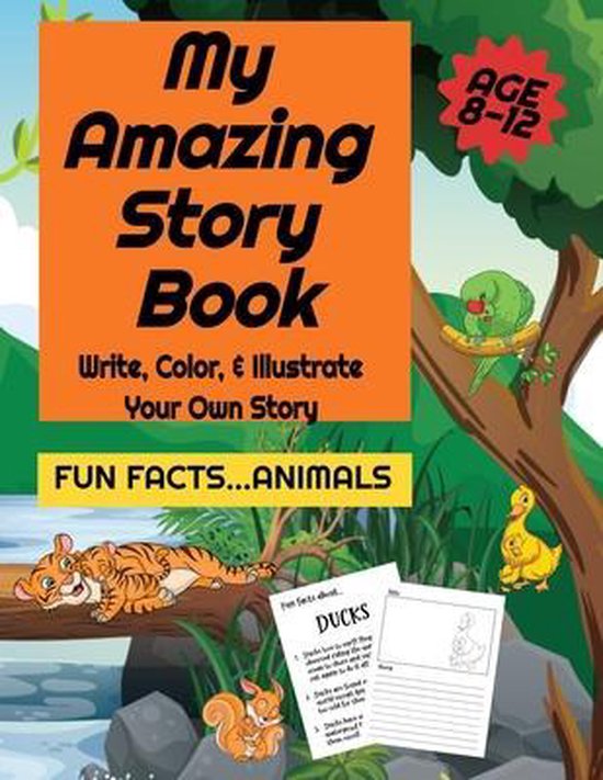My Amazing Story Book- Write, Color, & Illustrate Your Own S ... - cover