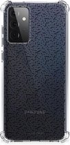 TPU Siliconen Hoesje Geschikt voor Samsung Galaxy A72 4G/5G GSM Hoesje met doorzichtige rand Stripes Dots