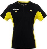 Kempa Referee Shirt Dames Zwart-Geel Maat XL