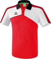 Erima Premium One 2.0 Polo Rood-Wit-Zwart Maat 3XL